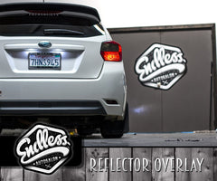 12+ Subaru Impreza Wagon / XV Crosstrek Precut Reflector Overlays - Endless Autosalon