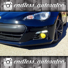 13-16 Subaru BRZ Yellow Fog Light Overlays Fog Light Yellow Tint - Endless Autosalon