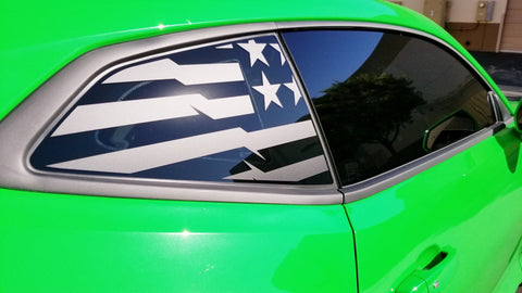 16+ Camaro Gymkhana Quarter Window Flag Decal