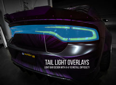 16+ Dodge Charger Light Bar Tail Light Overlays - Endless Autosalon