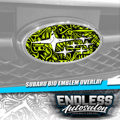 2008+ Subaru WRX/STI Sedan Bio Mechanical Emblem Overlay - Endless Autosalon