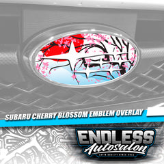 2015+ Subaru WRX/STI Cherry Blossom Emblem Overlay - Endless Autosalon