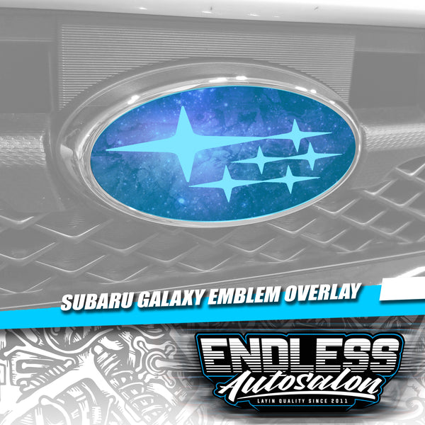2018+ Subaru Impreza Galaxy Purple Emblem Overlay | Endless Autosalon