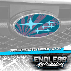 2008+ Subaru WRX/STI Rising Sun Emblem Overlay - Endless Autosalon