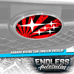 2008+ Subaru WRX/STI Rising Sun Emblem Overlay - Endless Autosalon