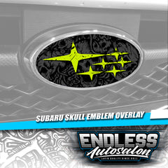 2015+ Subaru WRX/STI Skull Emblem Overlay - Endless Autosalon