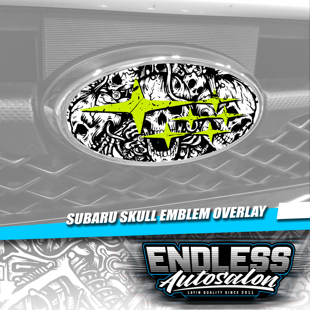 2015+ Subaru WRX/STI Skull Emblem Overlay - Endless Autosalon