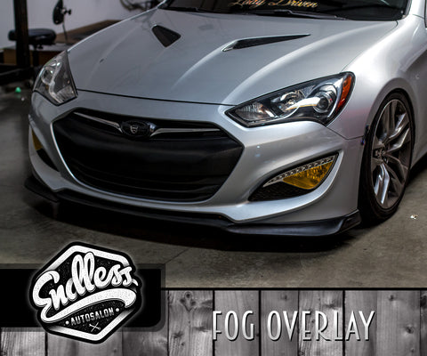 13-16 Hyundai Genesis Coupe Fog Light Overlay Kit