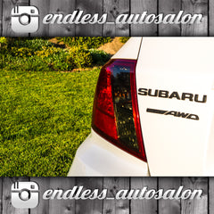 2008-2014 Subaru Impreza WRX / STI Sedan Tail Light Overlays - Endless Autosalon