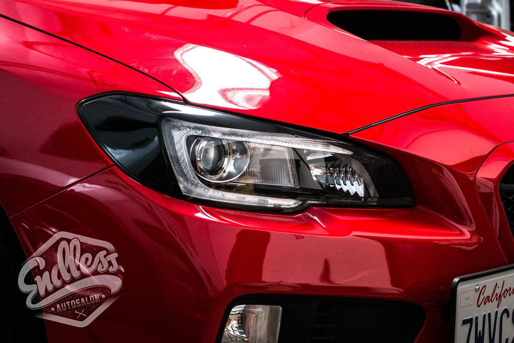 2015+ Subaru WRX STI Precut Amber Delete Kit Light Overlays - Black - Endless Autosalon