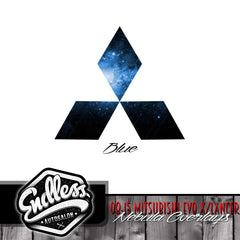 07+ Mitsubishi Evolution Evo X and Lancer Emblem Overlays - Endless Autosalon