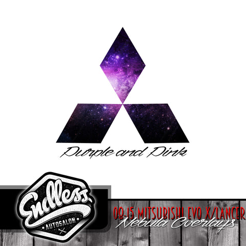 2007+ Mitsubishi Evolution Evo X and Lancer Emblem Overlays