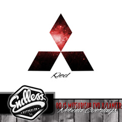 07+ Mitsubishi Evolution Evo X and Lancer Emblem Overlays - Endless Autosalon