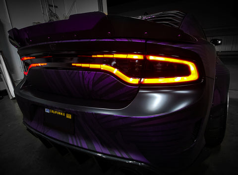 16+ Dodge Charger Light Bar Tail Light Overlays