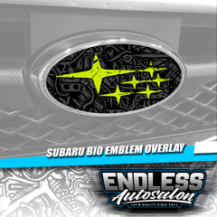 2008+ Subaru WRX/STI Sedan Bio Mechanical Emblem Overlay - Endless Autosalon