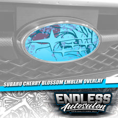 2015+ Subaru WRX/STI Cherry Blossom Emblem Overlay - Endless Autosalon