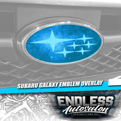 2008+ Subaru WRX/STI Sedan Galaxy Blue Emblem Overlay - Endless Autosalon