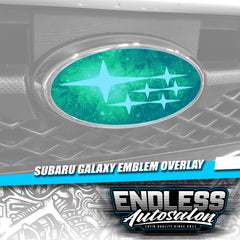 2008+ Subaru WRX/STI Galaxy Green Emblem Overlay - Endless Autosalon