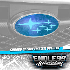2008+ Subaru WRX/STI Galaxy Purple Emblem Overlay - Endless Autosalon