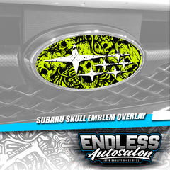 2008+ Subaru WRX/STI Skull Emblem Overlay - Endless Autosalon