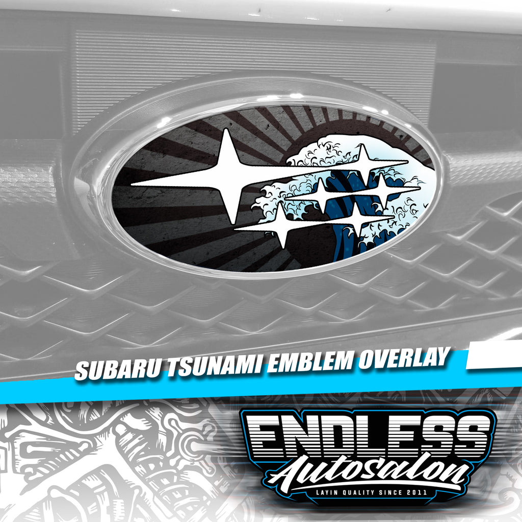 2015+ Subaru WRX/STI Tsunami Emblem Overlay - Endless Autosalon