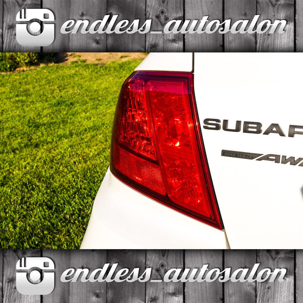 2008-2014 Subaru Impreza WRX / STI Sedan Tail Light Overlays - Endless Autosalon
